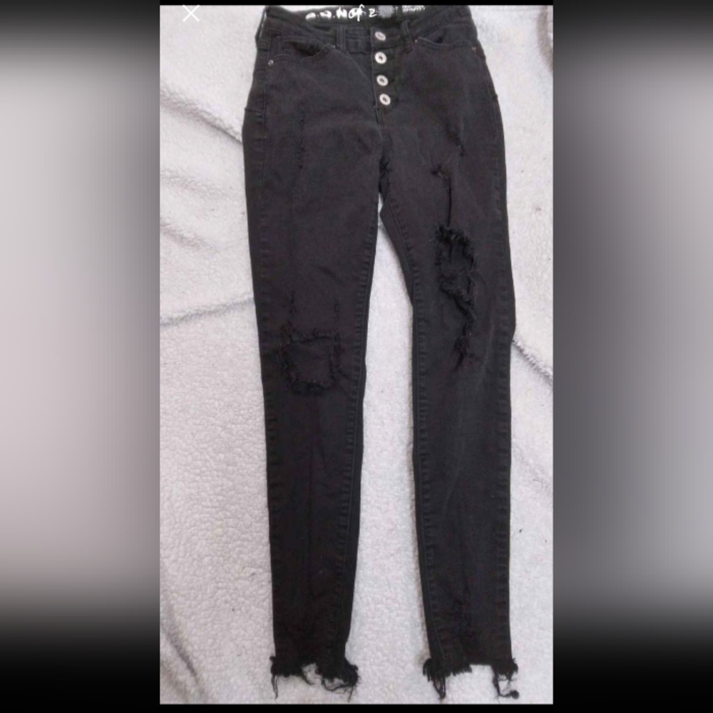 S.O.N.G black skinny jeans Size 3 26